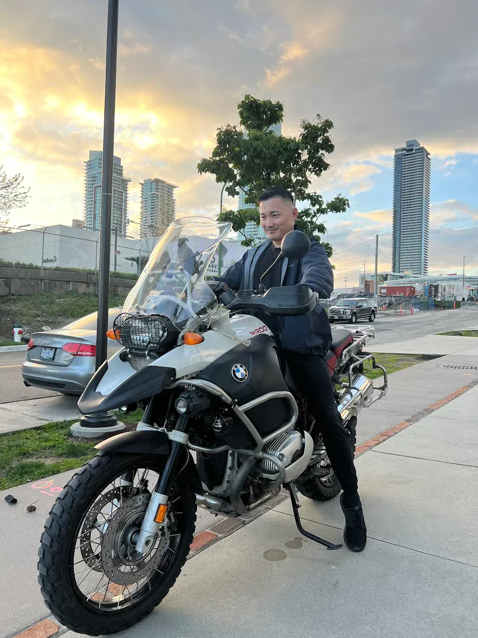 BMW adventure motorcycle owner