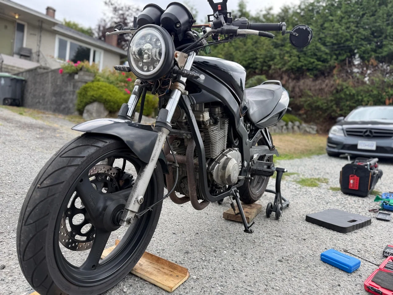 Suzuki GS500 Chain Replacement After a Rear-Wheel Lock-Up